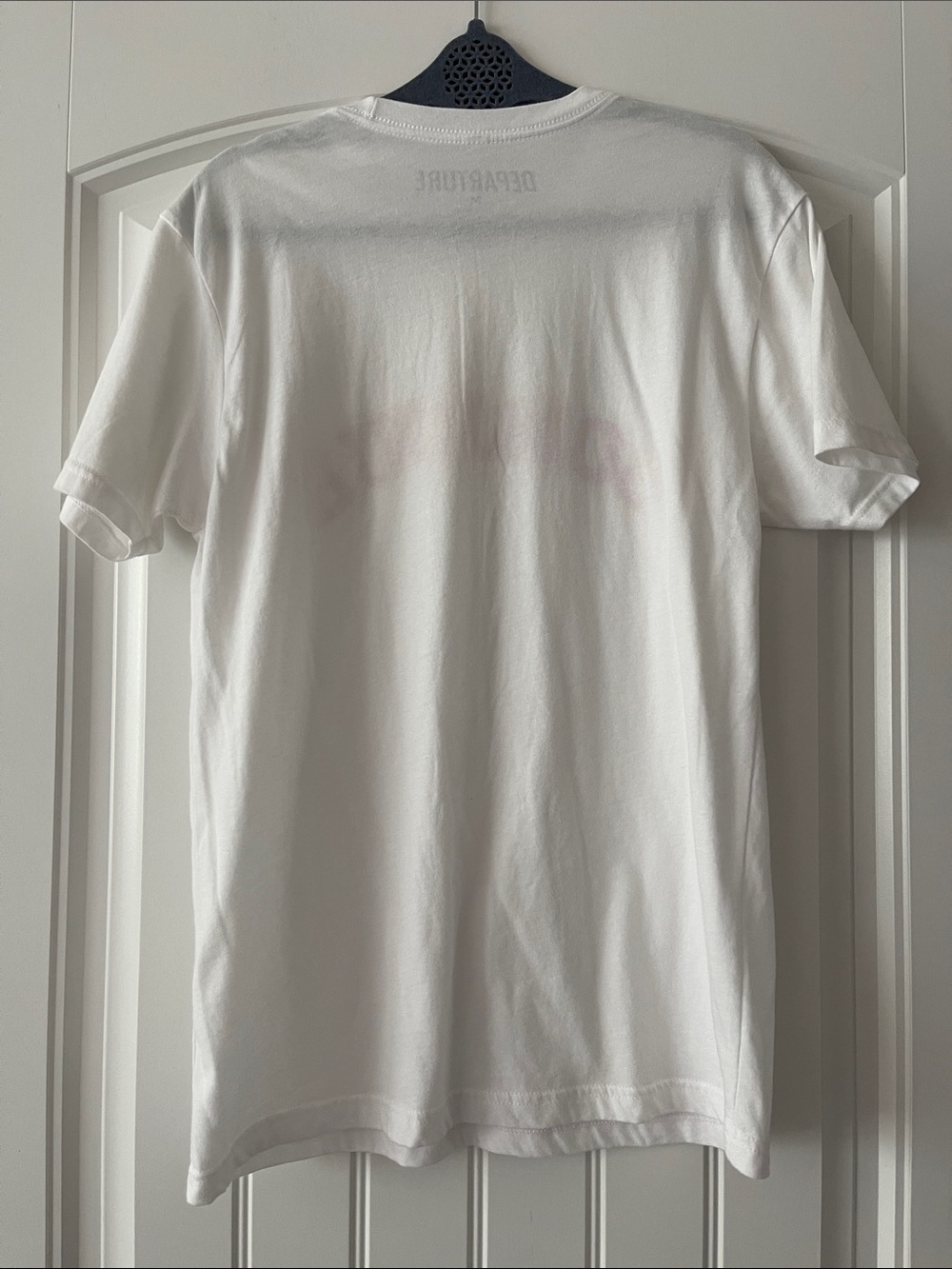 Revolve Departure "Bonjour" White Graphic‎ Tee  Medium - Picture 3 of 4